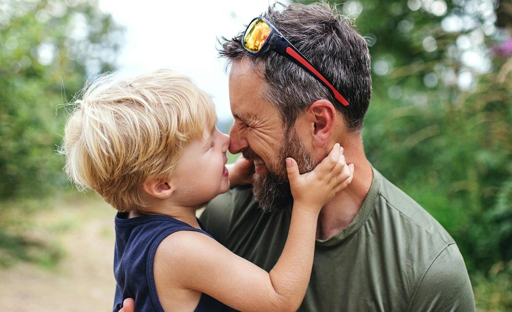 dad and son, pediatrics oregon